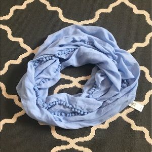 GAP periwinkle blue infinity scarf